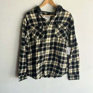 Sonoma Checkered Hooded Shirt